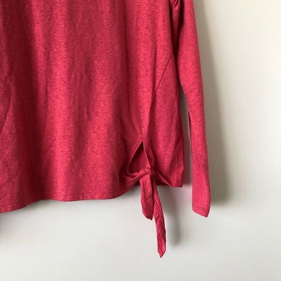 JCREW Mercantile Side Tie Long Sleeve Tee - Picture 5 of 6